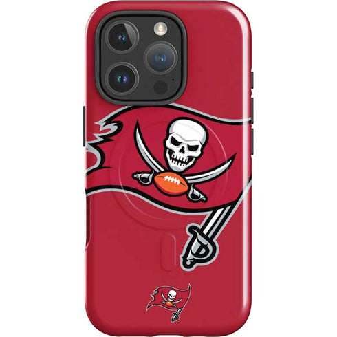 NFL Tampa Bay Buccaneers Large Logo iPhone 16 Pro Magsafe Impact Case